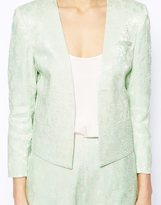 Thumbnail for your product : ASOS Blazer in Pretty Jacquard