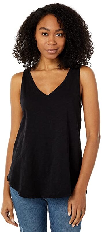 Sleeveless Deep V Neck Top | Shop the world's largest collection of fashion  | ShopStyle