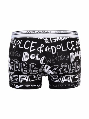 Dolce & Gabbana Logo-Print Boxers - ShopStyle