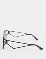 Thumbnail for your product : Jeepers Peepers black frame sunglasses