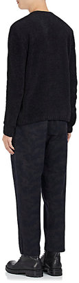 Yohji Yamamoto Men's Camouflage Wool-Blend Pleated Trousers