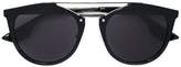 Thumbnail for your product : McQ Eyewear angular brim round sunglasses