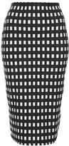 Thumbnail for your product : Topshop Gingham Tube Skirt