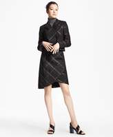 Thumbnail for your product : Brooks Brothers Windowpane Faux Wrap Skirt