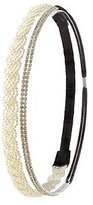 Thumbnail for your product : Charlotte Russe Braided Pearl & Rhinestone Head Wraps - 2 Pack