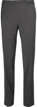 Canali Charcoal Nailhead Wool Suit Trousers