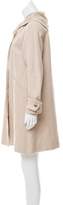 Thumbnail for your product : Bottega Veneta Linen Leather-Trimmed Coat
