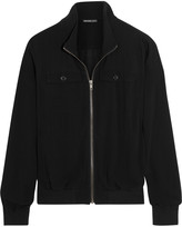 Thumbnail for your product : James Perse Crepe bomber jacket