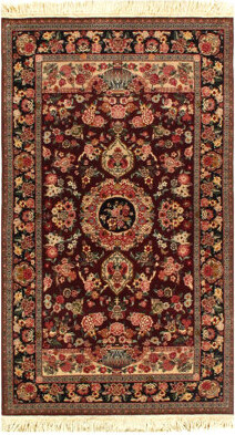 Astoria Grand One-of-a-Kind Burlin Hand-Knotted Red/Brown 3'1\