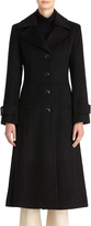 Thumbnail for your product : Jones New York Wool Blend Long Coat with Wide Lapels