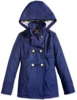 Thumbnail for your product : Jessica Simpson Hooded Military Coat, Big Girls