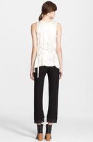 Thumbnail for your product : Ann Demeulemeester Contrast Back Jersey Tank