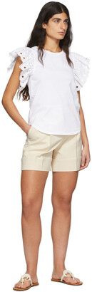 See by Chloe Beige Tailored Shorts