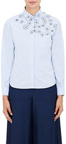 Thumbnail for your product : Jimi Roos Women's Flower-Appliquéd Cotton Shirt