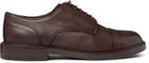 Thumbnail for your product : Brunello Cucinelli Cap-Toe Full-Grain Leather Derby Shoes