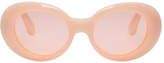 Thumbnail for your product : Acne Studios Pink Mustang Round Sunglasses