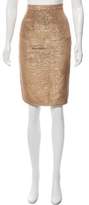 Thumbnail for your product : Givenchy Metallic Pencil Skirt