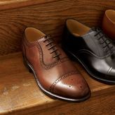 Thumbnail for your product : Charles Tyrwhitt Brown Clarence toe cap brogue shoes