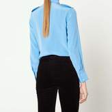 Thumbnail for your product : Sandro Silk shirt with bow collar