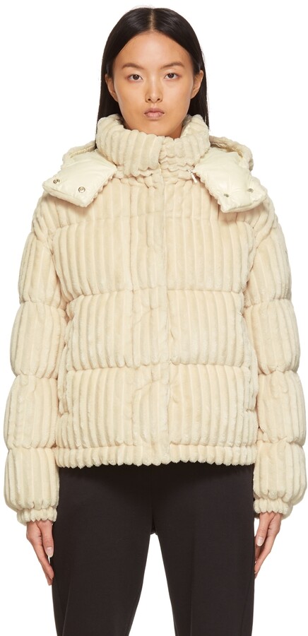 moncler off white puffer