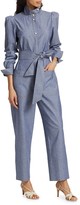Thumbnail for your product : ANNA MASON Star Belted Chambray Jumpsuit