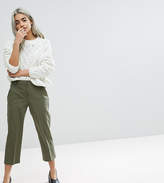 Thumbnail for your product : ASOS Design Petite Ankle Grazer Cigarette Trousers