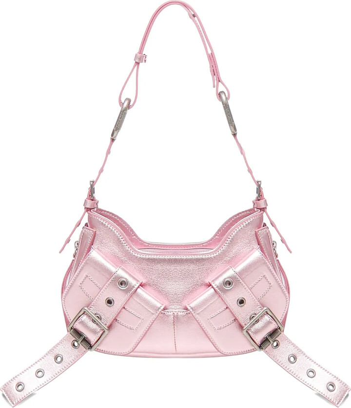 Biasia Small Buckle-Detailsshoulder Bag