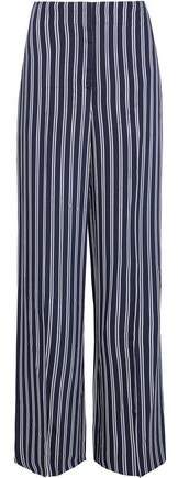 Diane von Furstenberg Striped Twill Wide-leg Pants