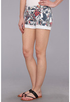 Thumbnail for your product : True Religion Cassie Low-Rise Rolled Short in White Monarch