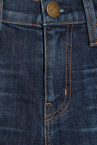 Thumbnail for your product : Current/Elliott The Rolled Skinny cropped mid-rise jeans