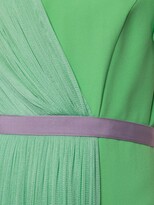 Thumbnail for your product : DELPOZO Pleated Insert Asymmetric Dress