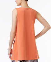 Thumbnail for your product : Alfani Petite Crossover-Hem Swing Top, Created for Macy's