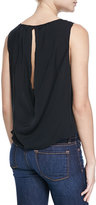 Thumbnail for your product : Alice + Olivia Slit-Back Sleeveless Top