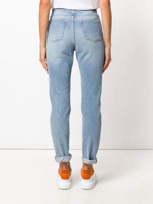 Alexander McQueen high-waisted skinny jeans