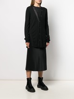 Thumbnail for your product : Rick Owens Longline Cardigan