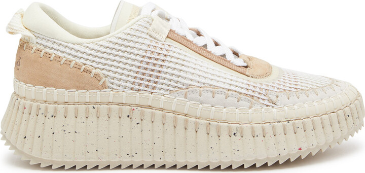 Chloe Nama Panelled Recycled Mesh Sneakers