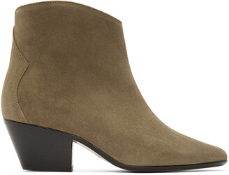 Isabel Marant Taupe Dacken Ankle Boots