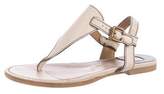 Thumbnail for your product : Chloé Leather T-Strap Sandals