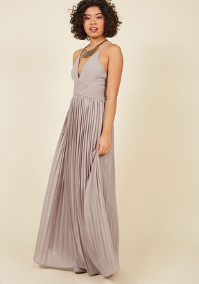 ModCloth Beautifully By Your Side Maxi Dress in Stone in S