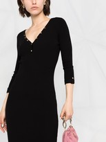 Thumbnail for your product : Elisabetta Franchi Button-Detail Dress