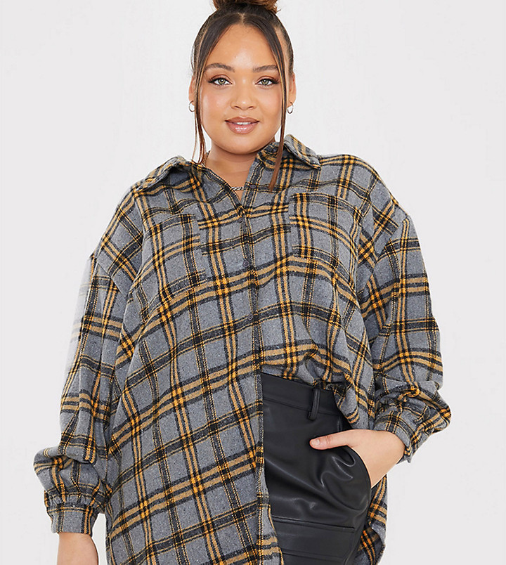 2019 Spring Women Plus Size Cotton Plaid Tops and Blouses for Women Fashion Oversized Clothes Elegant Woman T-Shirts 