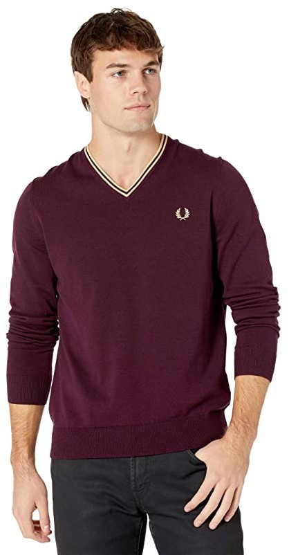 mens black fred perry jumper