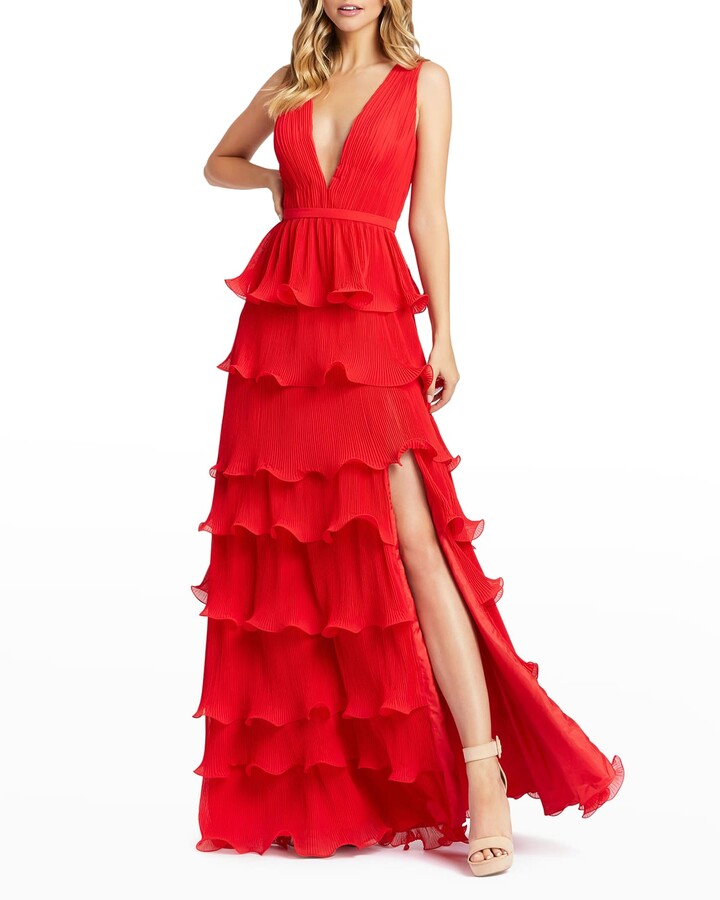 Red Slit Maxi Dress | Shop the world's largest collection of 
