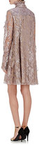 Thumbnail for your product : Lanvin Women's High-Neck Metallic Lace Shirtdress-PINK