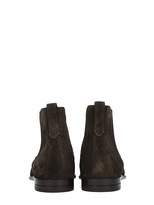 Thumbnail for your product : Ermenegildo Zegna Brown Suede Chelsea Boots