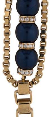 Mawi Faux Pearl & Crystal Bracelet