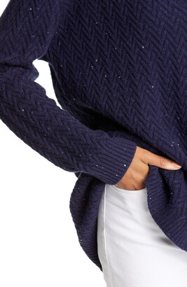 Nordstrom Signature Chevron Knit Cashmere Sweater