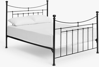 Wrought Iron And Brass Bed Co. Lily Iron Non Sprung Slatted Platform Top Bed Frame