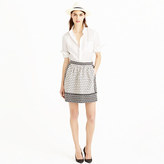 Thumbnail for your product : J.Crew Textured block print skirt