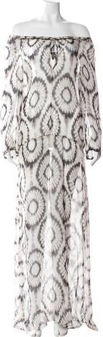 MARIE FRANCE VAN DAMME Silk Long Dress